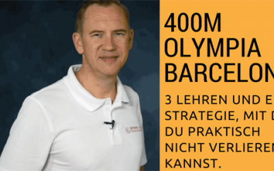 Drei Lehren vom langsamsten 400m Olympia-Sprint …