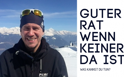 Guter Rat wenn Trainer oder andere Ratgeber & Internet nicht verfügbar sind